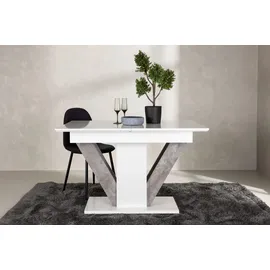 Livetastic Disa 120 x 76 x 80 cm grau/weiß