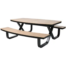barths Sitzgruppe Buddy, schwarz Kunststoff, Metall