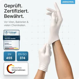 ARNOWA GmbH ARNOMED Nitrilhandschuh WHITE - Größe M