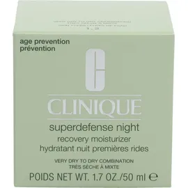 Clinique Superdefense Night Recovery Moisturizer very dry to dry combination 50 ml