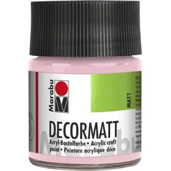 Marabu 140105231 Marabu Decormatt Acryl Wildrose 231, 50 ml