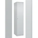 C+P Spind Classic PLUS, 1 Abteil, HxBxT 185x40x50cm, Zylinderschloss, Hellgrau/Hellgrau von PROREGAL