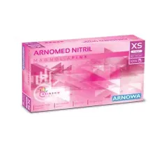arnomed Nitril MAGNOLIA PINK Einmalhandschuhe S