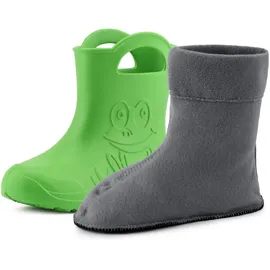 Ladeheid Kinder Wärmende Stiefelsocken für Gummistiefel LA-CA-01 LA-CA-03 LA-CA-04 (Dunkelgrau, 28/29).