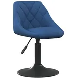 vidaXL Esszimmerstuhl Blau Samt