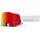 100% Snowcraft Skibrille (Größe One Size, weiss)