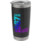 Juni 1967 Limited Edition Retro 1967 Vintage Jahr 1967 Doppelwandiger Edelstahl-Thermobecher