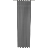 Wirth Vorhang WIRTH "Wiessee" Gardinen Gr. 175 cm, Schlaufen, 150 cm, grau Schlaufen