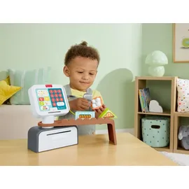 Mattel Fisher-Price elektrisches Lernspielzeug für Kleinkinder Lernspaß Meine erste Spielkasse