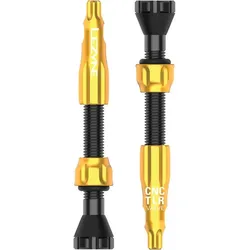 Lezyne Tubeless Ventil CNC Aluminium SV - 44 mm Gold Modell 2023