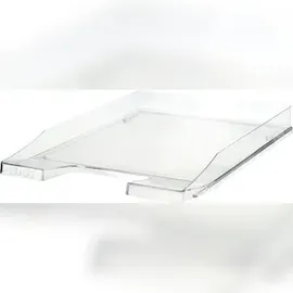 HAN Briefablage JUNIOR, transparent, C4, stapelbar, Flache Ablage im frischen Design bis Format DIN A4/C4, transparent-glasklar,