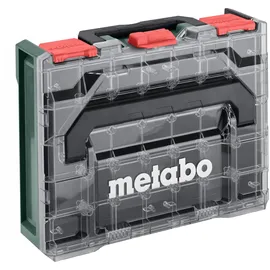 Metabo metaBOX 100S Organizer mit 15 Einsatzboxen u. transparentem Kofferdeckel