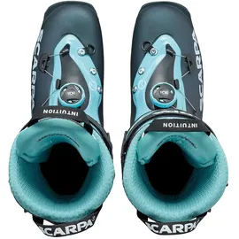 Scarpa F1 Damen Tourenskischuh Anthrazit/Aqua 25