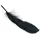 Brunnen 216620612 Gänsefedern - 21 cm schwarz 8 Stück