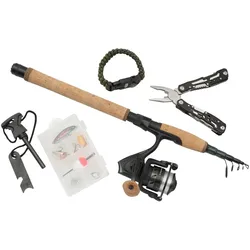 Abu Garcia Diplomat Wilderness TE70L Survival Combo Outdoor-Komplettset