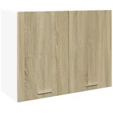 vidaXL Hängeschrank Sonoma-Eiche 80x31x60 cm Holzwerkstoff