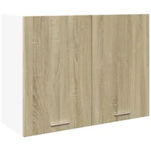 vidaXL Hängeschrank Sonoma-Eiche 80x31x60 cm Holzwerkstoff