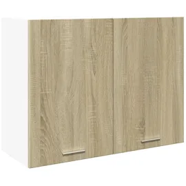 vidaXL Hängeschrank Sonoma-Eiche 80x31x60 cm Holzwerkstoff