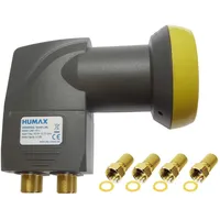 Humax Gold Quad LNB, digitales Satelliten universal LNB mit