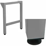 Werkbankfuß Ral 7035, 800x700mm