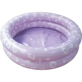 Swim Essentials Swimming Pool 60 cm Lila Leopard 60 x 15 cm