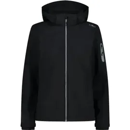 CMP Damen Softshell Hoodie Jacke (Größe XXS, schwarz)