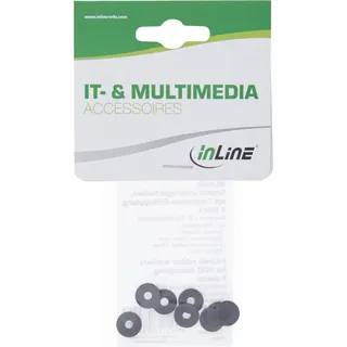 InLine Inline® Gummi Unterlegscheiben, zur Festplatten-Entkopplung, 8 Stück