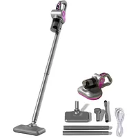 45000Pa Handstaubsauger, Milbensauger, 4 in 1 Staubsauger Kabellos, UV-C Licht, entfernt 99 % Milben, Akku Staubsauger, Anti-Milben Staubsauger - Grau