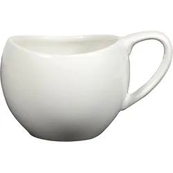 Churchill Weiß Keramik Cappuccino-Tasse Bulb ohne Untertasse 24cl