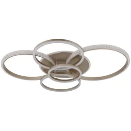 GLOBO LED-Deckenleuchte Lorelei champagnerfarben