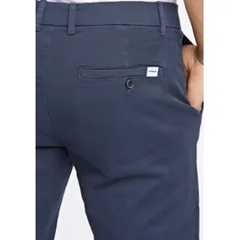 Lindbergh "Chino slim fit Herren, Gr. 30, Länge 32, blau (dk blau), Obermaterial: 98% Baumwolle, 2% Elasthan, unifarben, slim fit, Hosen