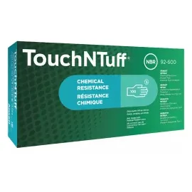 touchntuff® Ansell TouchNTuff® 92-600 Einmalhandschuhe aus Nitril, grün 92600070 , 1 Packung = 100 Stück, Größe 6,5 7