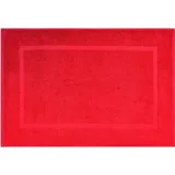 Dyckhoff Badematte DYCKHOFF "Kristall" Gr. 20, rot, H:2mm, Baumwolle, Badematten, Badematte, 2er Set Hotelmatte