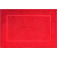 Dyckhoff Badematte DYCKHOFF "Kristall" Gr. 20, rot, H:2mm, Baumwolle, Badematten, Badematte, 2er Set Hotelmatte