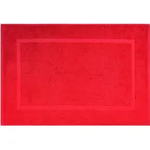 Dyckhoff Badematte DYCKHOFF "Kristall" Gr. 20, rot, H:2mm, Baumwolle, Badematten, Badematte, 2er Set Hotelmatte