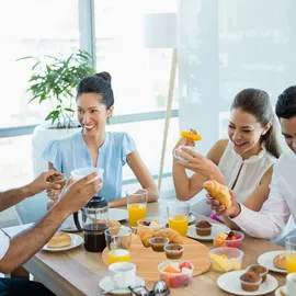 Relaxdays Drehteller, Bambus, Hellbraun