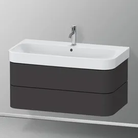 Duravit Waschtischunterschrank 2 Auszüge 97,5 x 49 x 41,5 cm Grau
