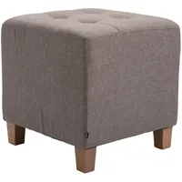 CLP Sitzhocker Pharao I Stoff Beige