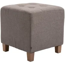 CLP Sitzhocker Pharao I Stoff Beige