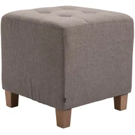 CLP Sitzhocker Pharao I Stoff Beige
