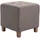 CLP Sitzhocker Pharao I Stoff Beige