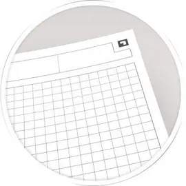 Oxford Collegeblock Meetingbook kariert DIN A5 Rand rundum, 1 Block