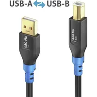 PureLink FlexInstall USB-A auf USB-B Kabel USB 2.0 480Mbps