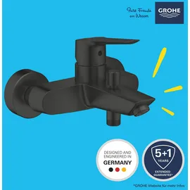Grohe Start Einhand-Wannenbatterie Schwarz