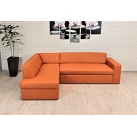 Echtleder Ecksofa 245x164cm Sofa Couch mit Schlaffunktion Echt Leder Eck Couch