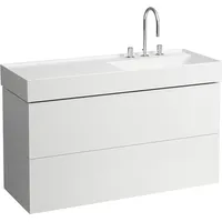 Laufen Kartell Waschtisch-Unterschrank H4076490336421 118x60x45cm, 2 Schubladen, schiefergrau