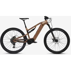 E-Mountainbike 29 Zoll E-Expl 700 Fully Rockrider S kupfer, braun, S