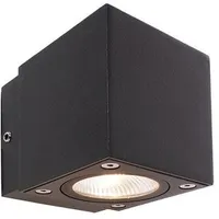 Deko-Light Deko Light Cubodo II Single DG Mini 731029 LED-Wandleuchte 5W LED Basalt-Grau