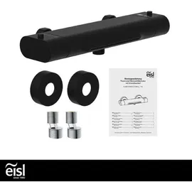 Eisl CARNEO Wannenfüllarmatur Schwarz matt