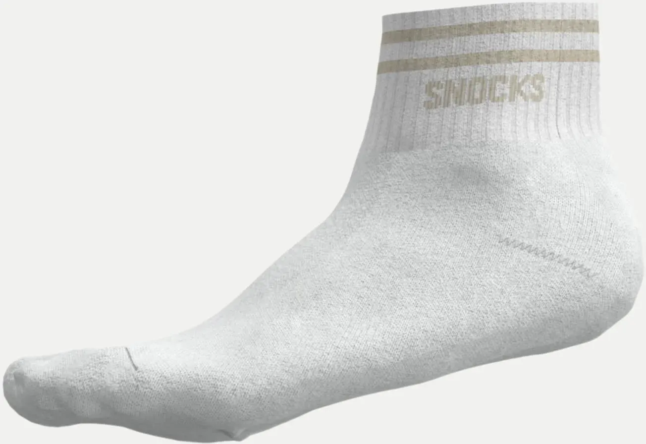 Sneaker Socken aus Bio-Baumwolle Weiß 35-38